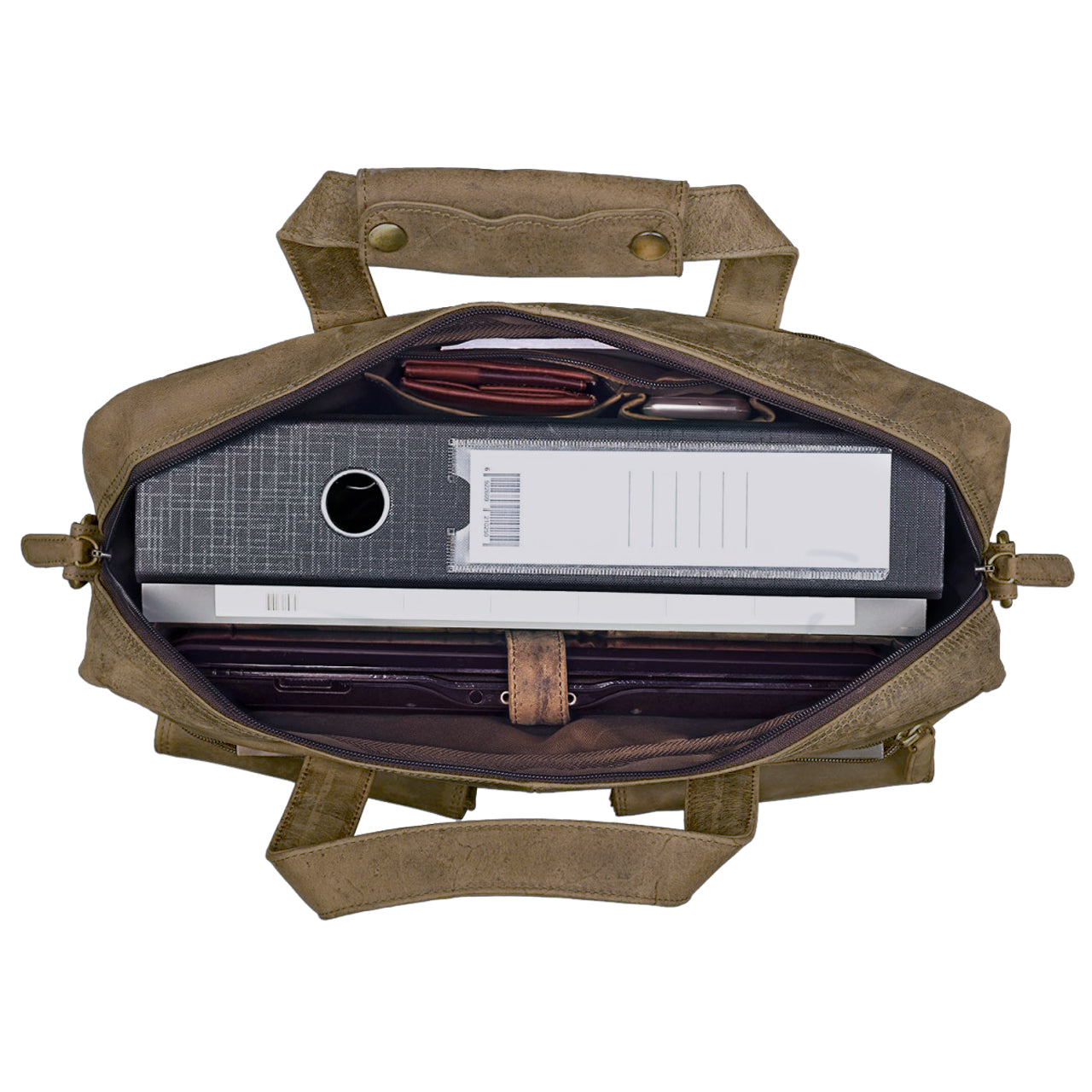 große Leder Aktentasche