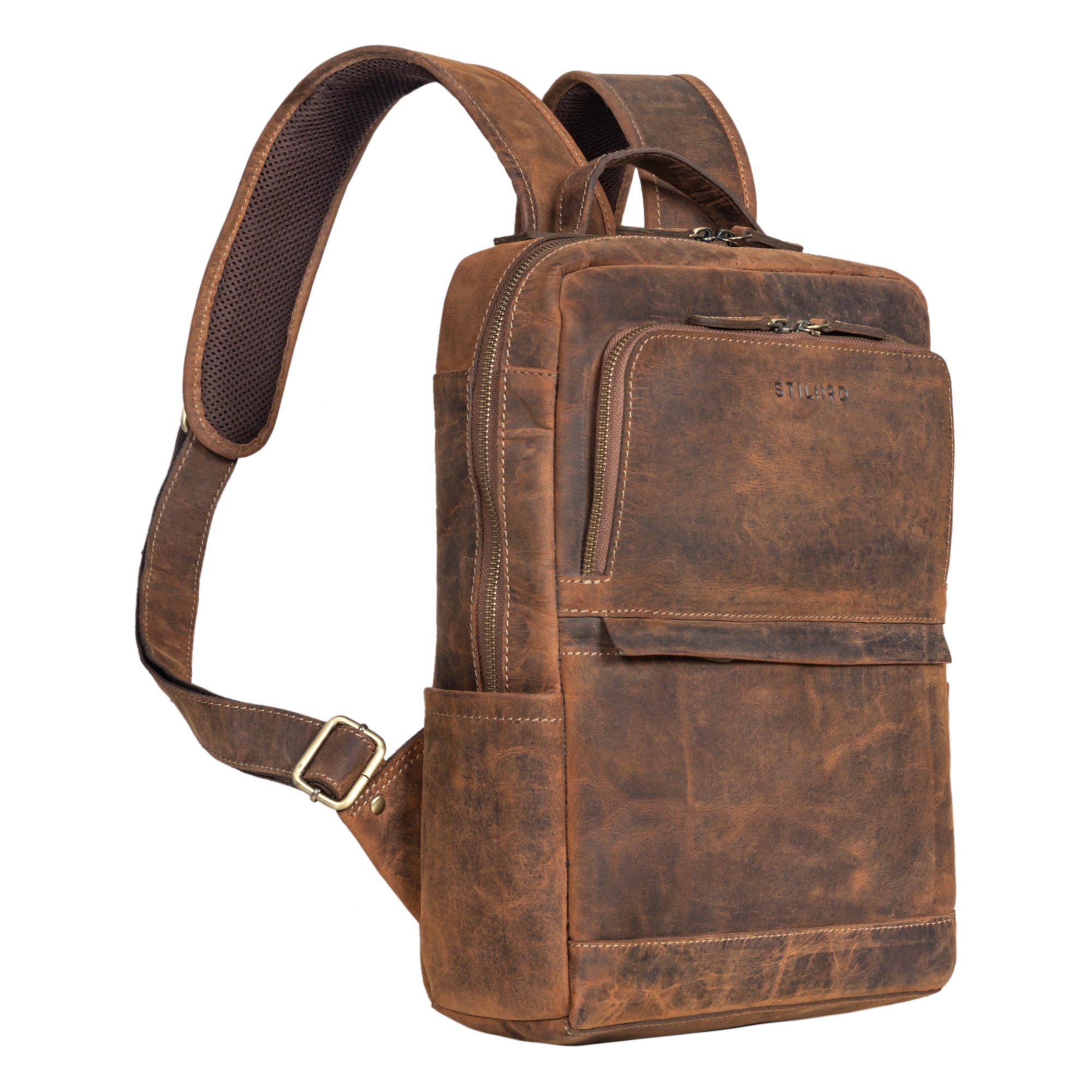 Leder Rucksack Braun