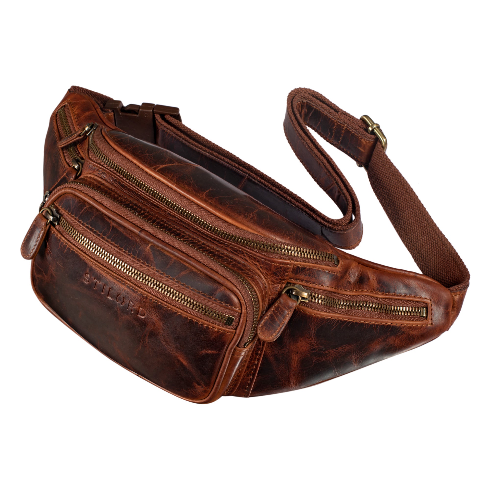 Bauchtasche Leder Vintage