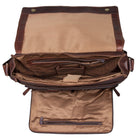 Leder Schultertasche Vintage