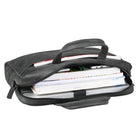 Businesstasche Leder 15.6 Zoll grau