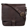 "Timo" Vintage Messenger Bag Leather pequeno
