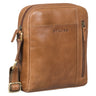 "Memphis" Bolsa Pequena de Couro Masculina Transversal Elegante