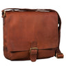 "Timo" Vintage Messenger Bag Leather pequeno
