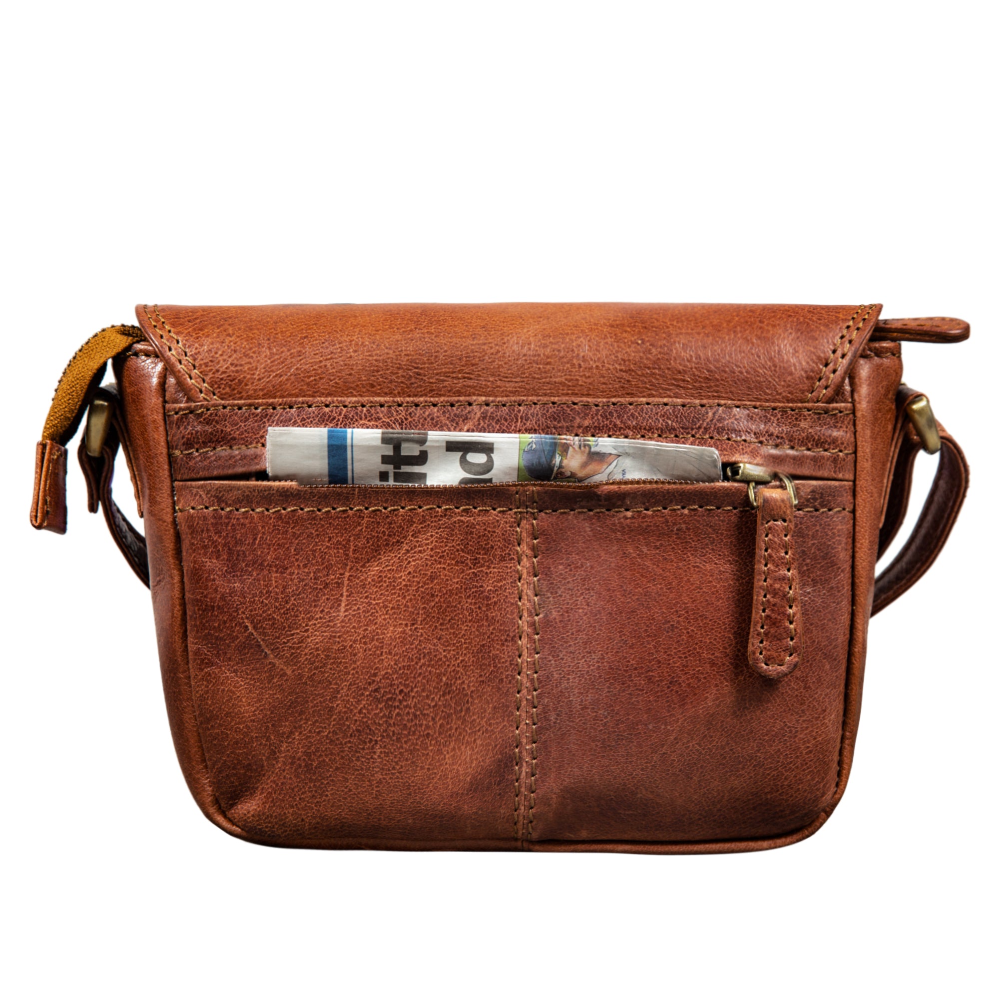 Echtleder-Abendtasche-Damen-braun