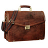 "Lazarus" Briefcase Couro Grandes Cavalheiros