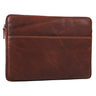 “Murphy” Bolsa Vintage Em Couro Para Portátil 15.6" Estilo Sleeve