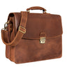 "Loris" Briefcase Clássico Couro Grande