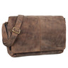 B-WARE "Alex" Vintage Leather Bag Homens Mulheres
