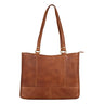 "Delilah" Bolsa Shopper Couro Feminina Retro Transversal