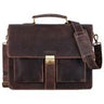 B-WARE "Eros" Briefcase Couro de 15,6 polegadas