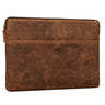 “Murphy” Bolsa Vintage Em Couro Para Portátil 15.6" Estilo Sleeve