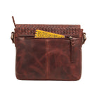 Ausgehtasche Cognac Braun elegant Büffelleder