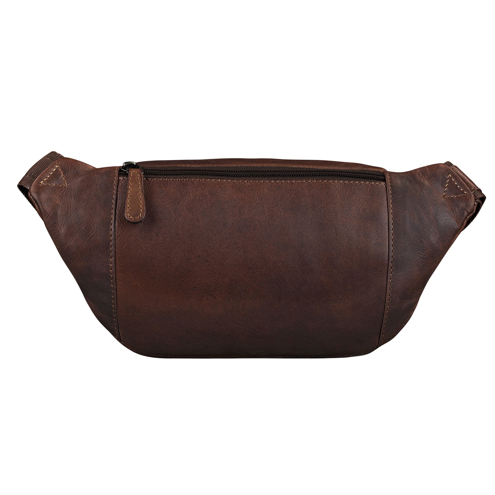 Bauchtasche Leder dunkel braun