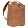 "Balduin" Mochila grande computador portátil pele