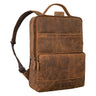 "Henning" Mochila Couro Masculino 16 Polegadas