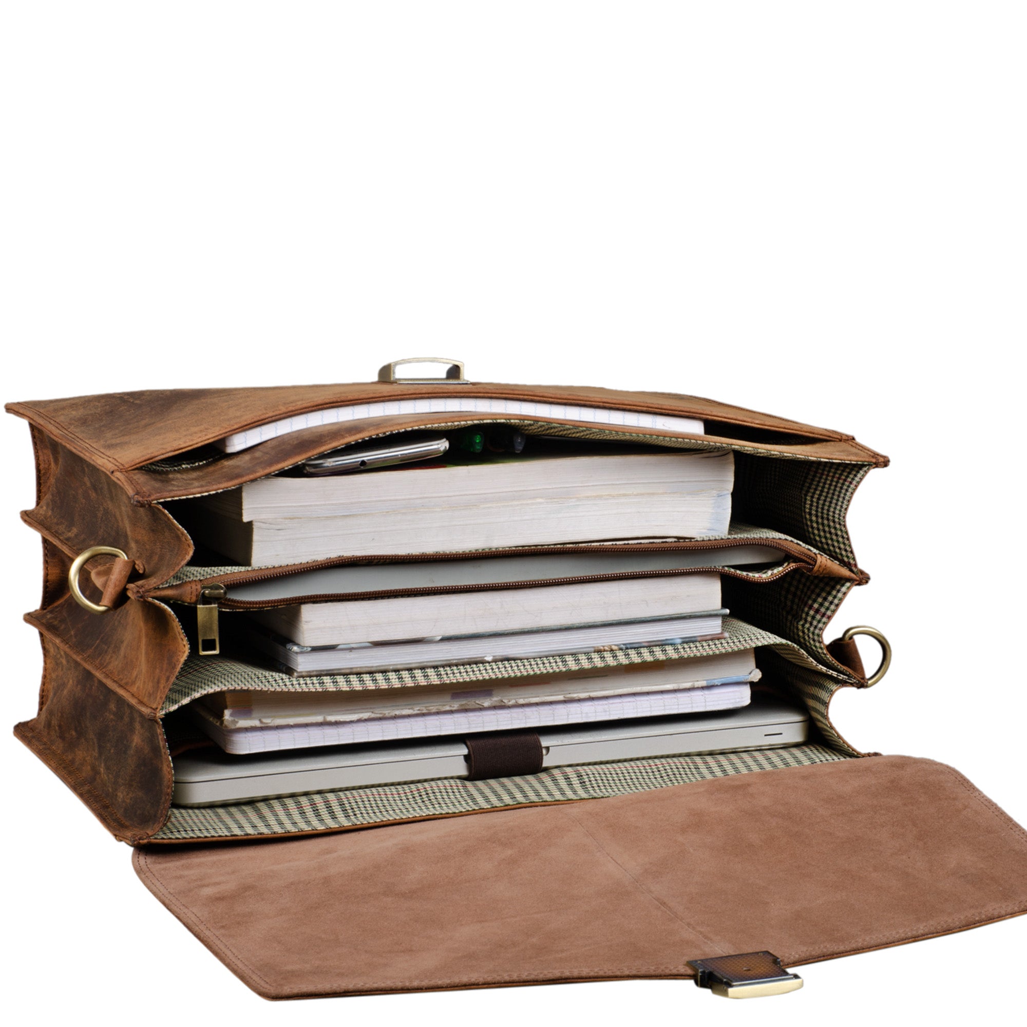Lehrertasche Leder groß