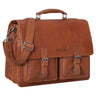 Homens de Bolsa "Clarence" de Negócios de Couro