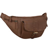 "Sam" Fanny Pack Homens de Couro Mulheres
