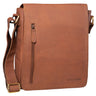 "Will" Bolsa de Couro para Ombro Masculina Messenger para iPad Pequena