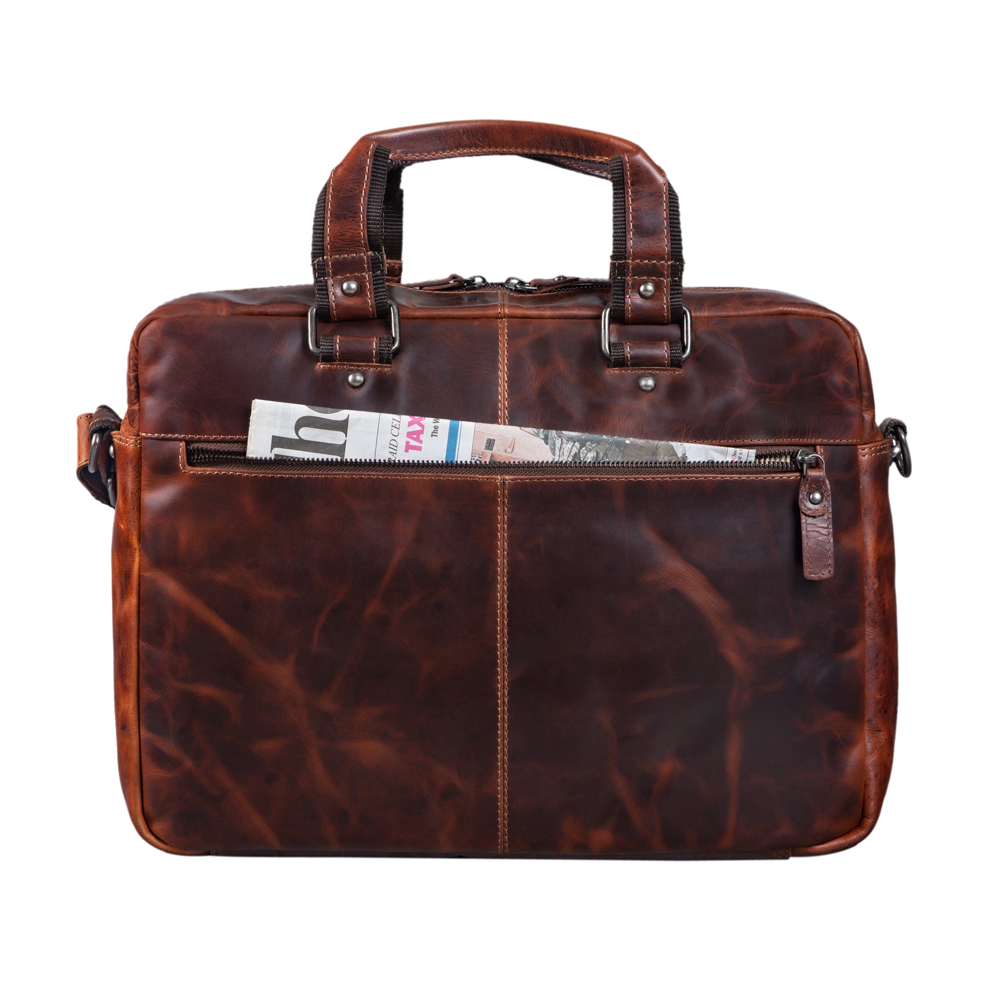 Leder Business Umhängetasche 15.6 Zoll