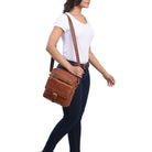 Kleine Umhängetasche Leder für Frauen