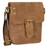 „Alessio“ Bolsa Masculina De Couro Messenger Pequena Vintage Ombro