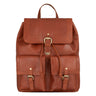 "Nora" Grande Mochila de Couro Vintage