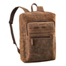 "Gilbert" Mochila Couro Grande Homens e Mulheres Laptop 15 - 16 Polegadas