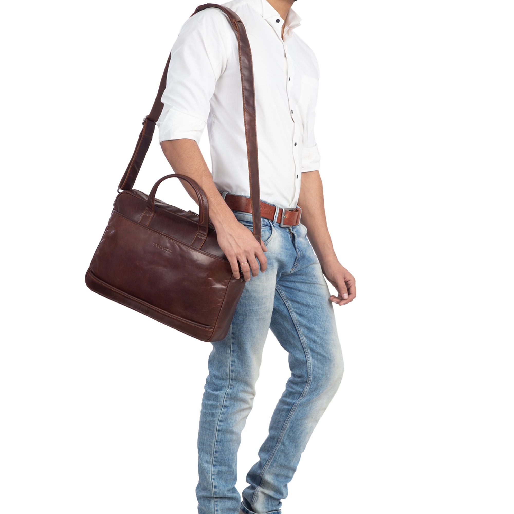 Vintage Messenger Bag Leder