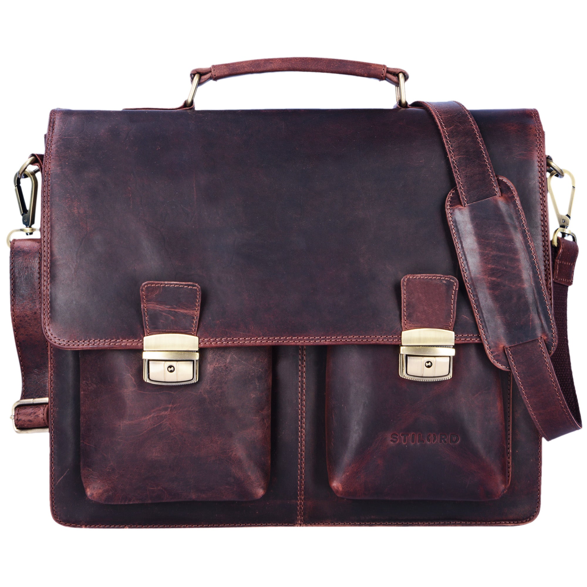 Bürotasche-Leder-Herren-Damen