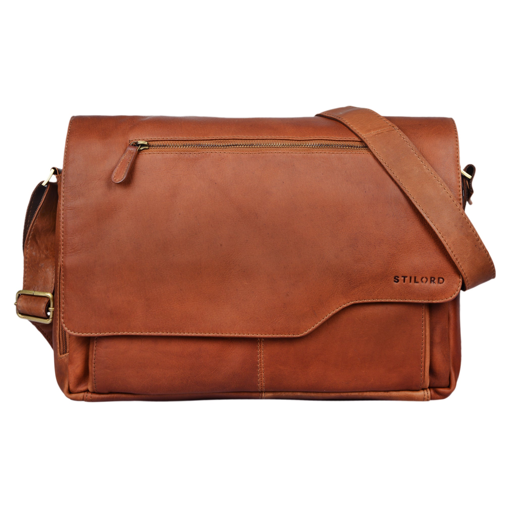 Klassische Ledertasche Arbeit Büro