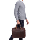 Herrenhandtasche Business Leder XL