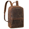 "Kellis" Mochila De Couro Vintage Grande Para Laptop 15 Polegadas