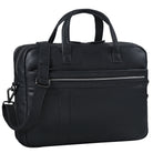 Elegante Aktentasche Leder Herren schwarz