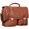 Mala de couro "Robin" Vintage Business Bag Leather Briefcase