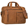B-Stock "Arnold" Espaçosa Bolsa Portátil Pele