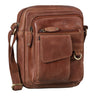 "Ryan" Bolsa De Couro Pequena Vintage Masculina Para 9.7 Polegadas