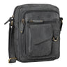 "Ryan" Bolsa De Couro Pequena Vintage Masculina Para 9.7 Polegadas