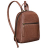 "Lia" Mochila Mini Feminina de Couro – Pequeno Daypack Vintage