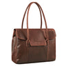 "Carrie" Grande Bolsa de Couro Shopper para Mulheres Crossbody Bowling
