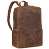 "Jona" Mochila de Trabalho Couro Grande Vintage