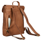 Damen Lederrucksack groß braun