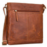„Henrike“ Bolsa De Couro Feminina Pequena Vertical Vintage Transversal