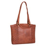 "Cora" Bolsa de Couro Boho Feminina Grande Estilo Elegante