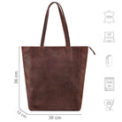 Handtasche Damen Echtleder braun