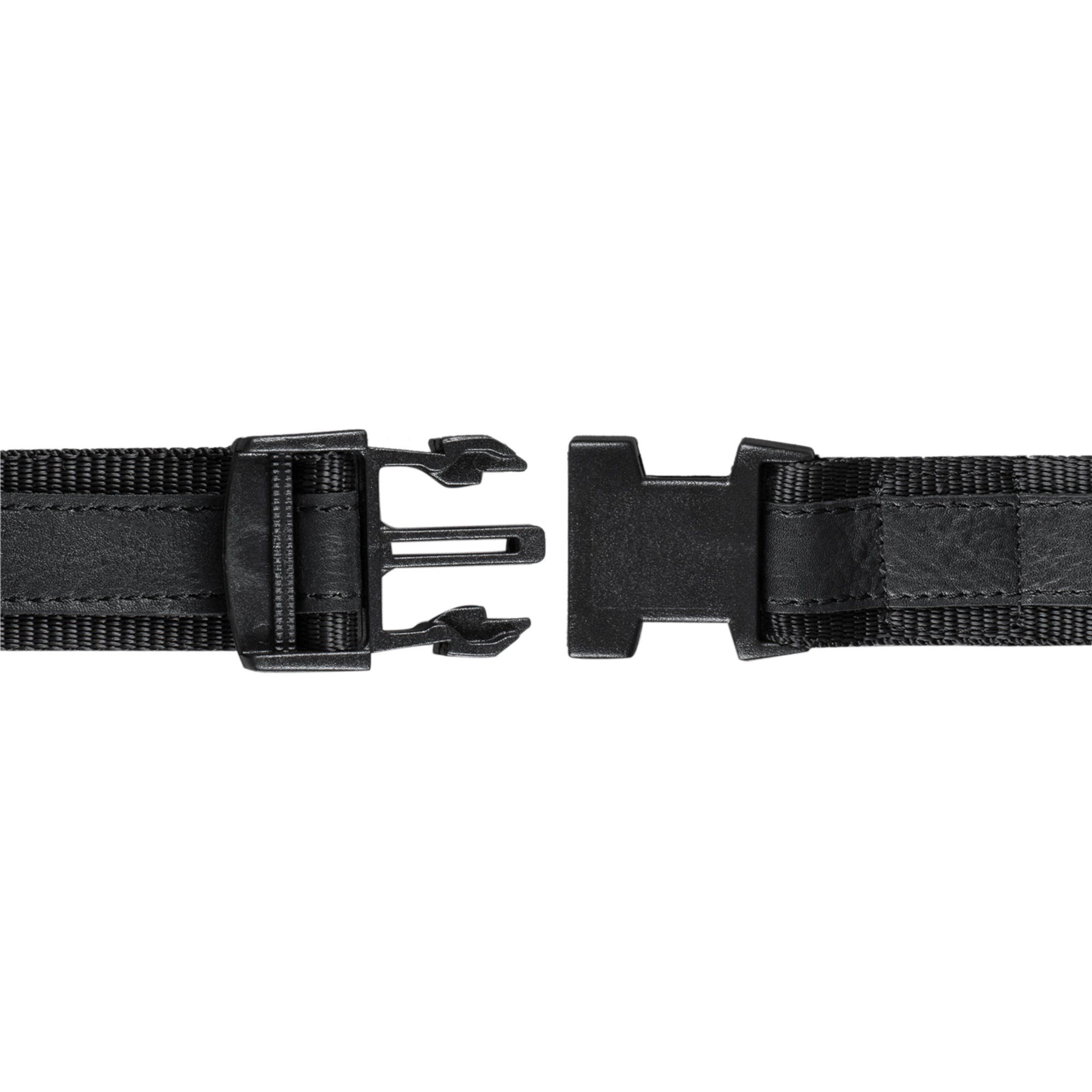 Elegante Leder hüfttasche schwarz