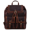 "Nora" Grande Mochila de Couro Vintage