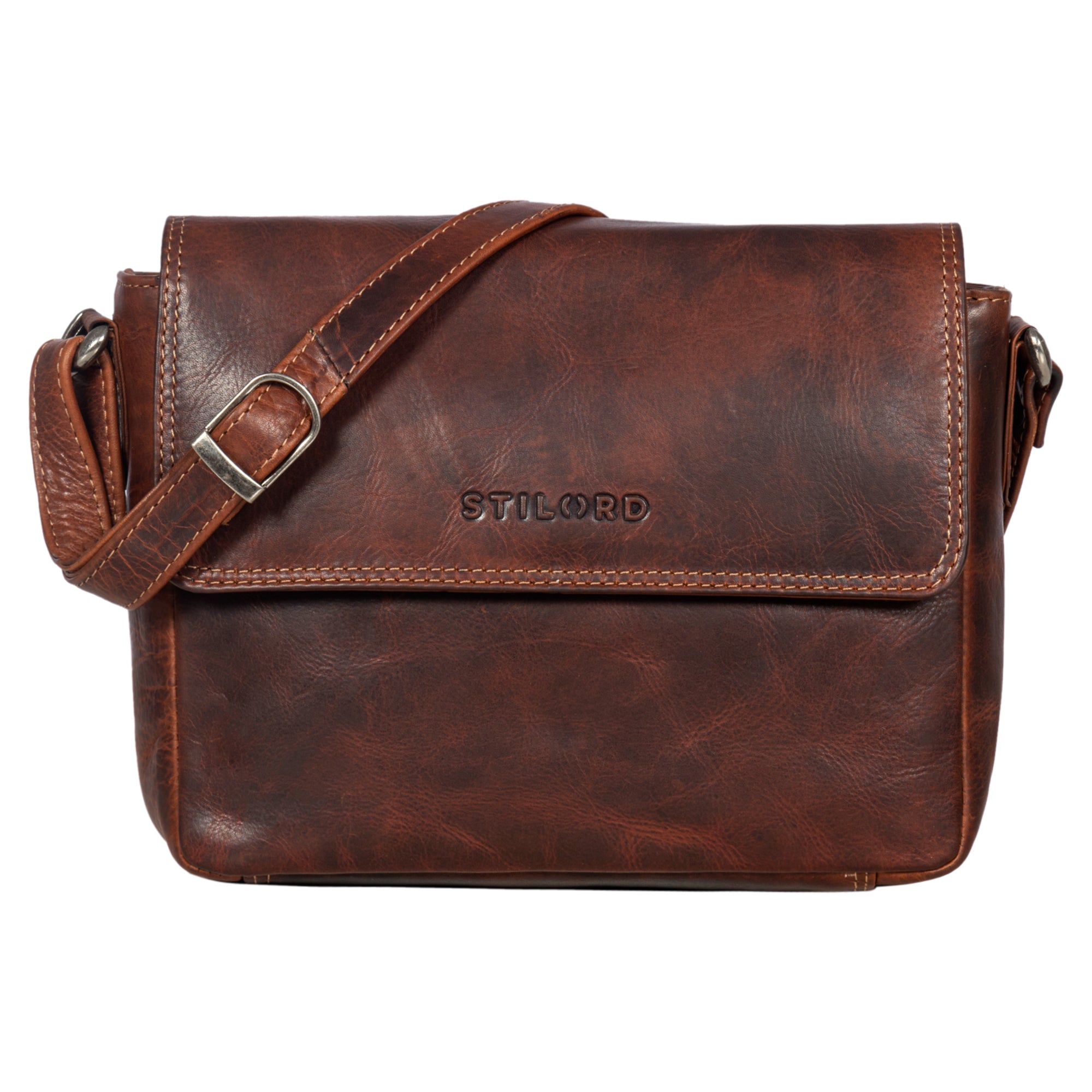 Schultertasche für Damen Leder