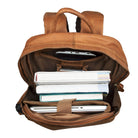 Lederrucksack Daypack Vintage Herren braun
